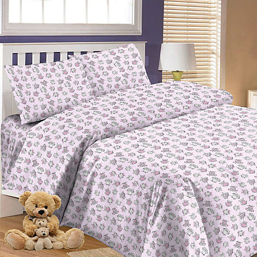 Детское постельное белье 3 предмета Letto, BG-66 - розовый от Letto