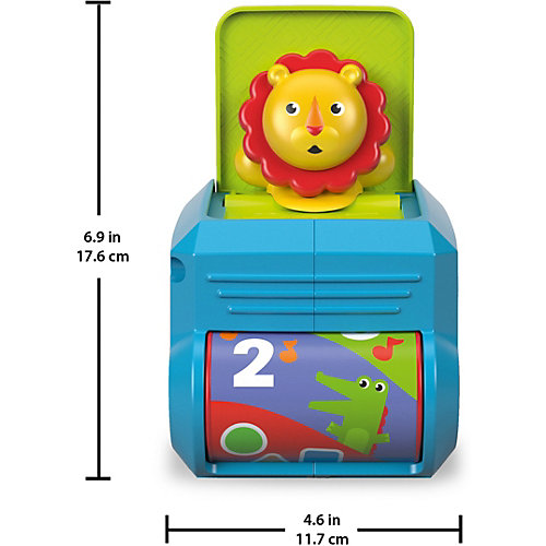 Интерактивный кубик Fisher-Price "Львёнок с сюрпризом" от Mattel