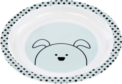 Kinderteller rutschfest, Little Chums Dog light mint