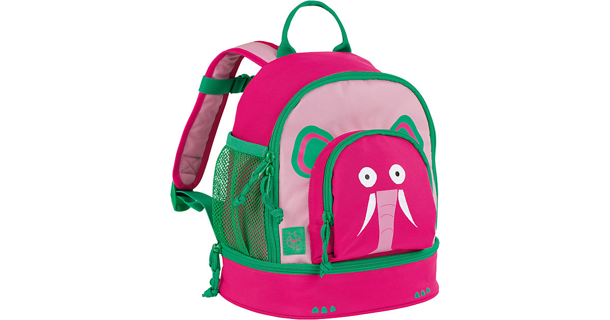Kindergarten-Rucksack 4Kids, Mini Backpack, Wildlife Elephant pink
