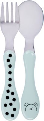 Kinderbesteck 4Kids, 2-tlg., Little Chums Dog light mint