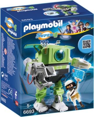 Конструктор Playmobil "Супер 4" Робот Клеано