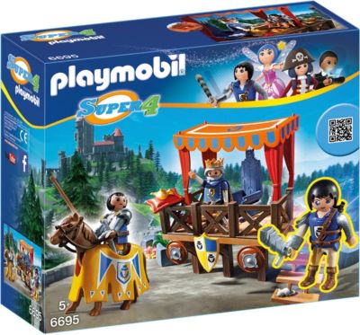 Конструктор Playmobil "Супер 4" Королевская Трибуна с Алексом