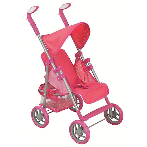 Коляска - трансформер с двумя ручками Buggy Boom, розовая от Buggy Boom