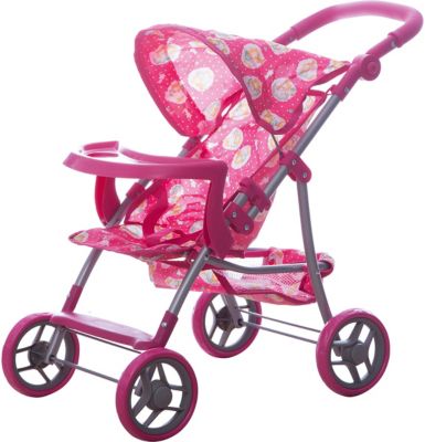 Коляска для кукол Buggy Boom , розовый с рисунком