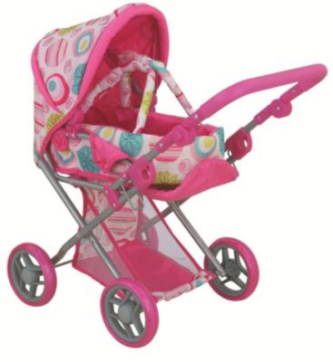 Коляска - трансформер Buggy Boom , светло-розовый с кольцами