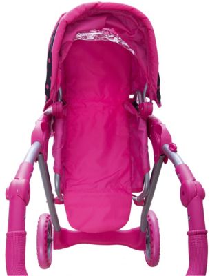 Коляска - трансформер Buggy Boom , Коричневый в розовый горошек