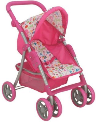 Коляска - трансформер Buggy Boom , белый с разноцветными рисунками