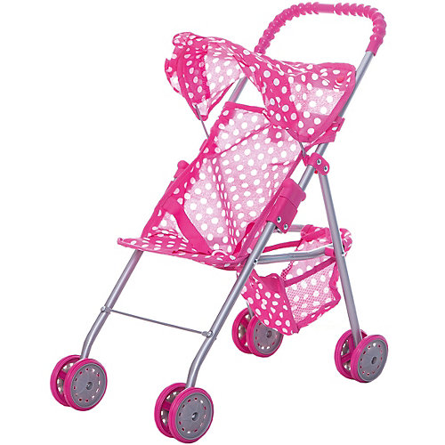 Коляска для кукол с козырьком Buggy Boom, в горошек от Buggy Boom