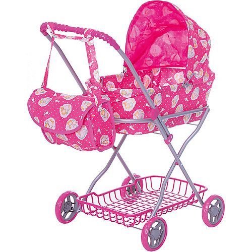 Коляска для кукол Buggy Boom, ярко-розовая от Buggy Boom