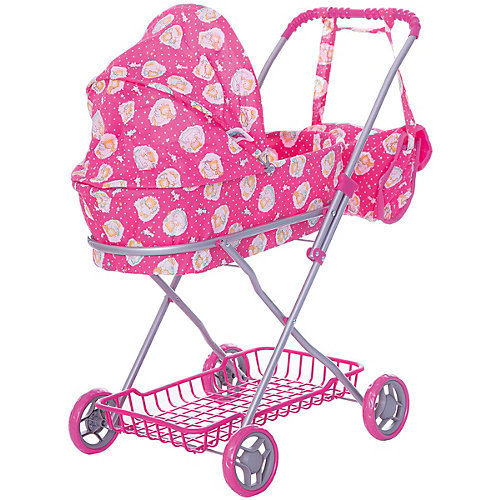 Коляска для кукол Buggy Boom, ярко-розовая от Buggy Boom