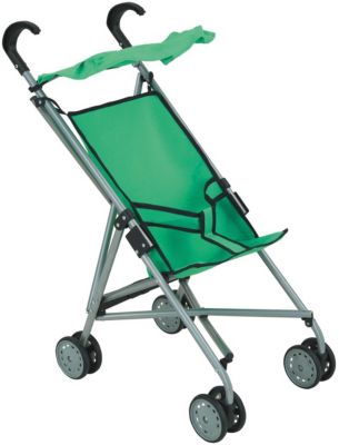 Коляска-трость для кукол Buggy Boom, зеленая