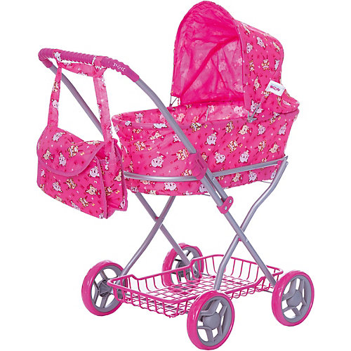 Коляска для кукол Buggy Boom, ярко-розовая от Buggy Boom