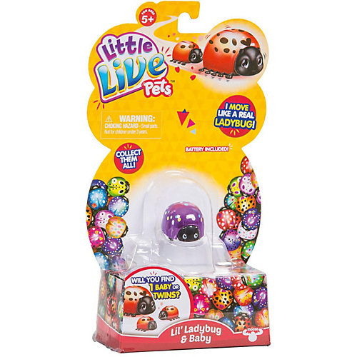 Интерактивная игрушка Moose "Little Live Pets" Божья коровка и малыш, Лучик от Moose