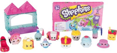 Фигурки Moose "Shopkins" с элементом здания Европа, 12 шт