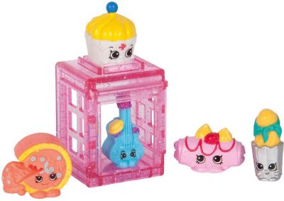 Фигурки Moose "Shopkins" с элементом здания Европа, 5 шт