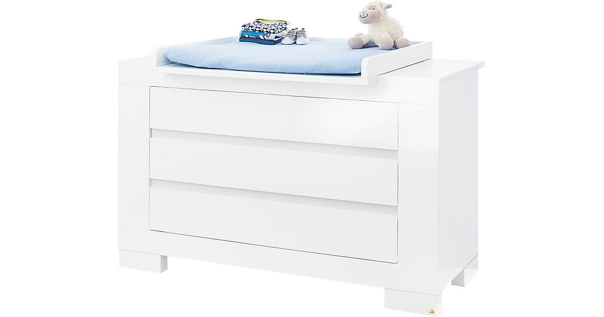 Pinolino · Wickelkommode Sky, extrabreit, weiß lackiert, 150 cm Pinolino · Wickelkommode Sky, extrabreit, weiß lackiert, 150 cm