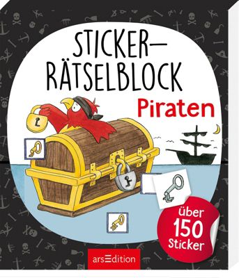 Buch - Sticker-Rtselblock: Piraten