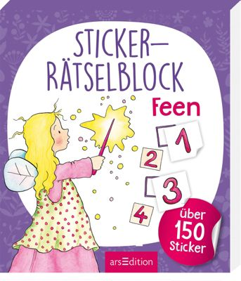 Buch - Sticker-Rtselblock: Feen