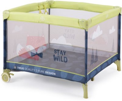 Манеж Happy Baby "Alex", сине-зеленый
