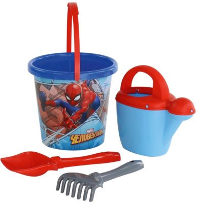 Набор игрушек для песочницы Полесье "Marvel Человек-Паук" № 9, 4 предмета