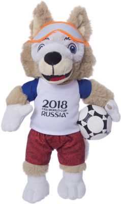 Мягкая игрушка FIFA-2018 1Toy Волк Забивалка, 33 см