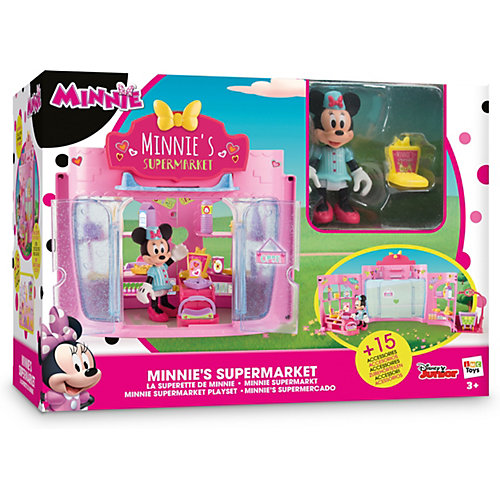 Disney Игровой набор "Минни: Супермаркет" (36 см, фиг. 8 см, аксесс.) от IMC Toys