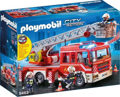Playmobil 9463 Feuerwehr City Action NEU Leiterfahrzeug 
