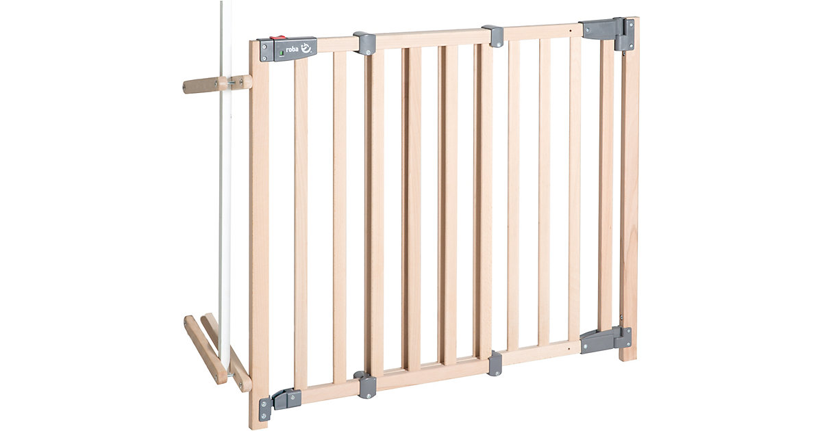 roba · Treppenschutzgitter Safety Up, Buche massiv, natur, 93,5 - 120,5 cm roba · Treppenschutzgitter Safety Up, Buche massiv, natur, 93,5 - 120,5 cm