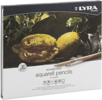 Профессиональный набор акварельных карандашей Lyra Rembrandt Aquarell, 24 цвета