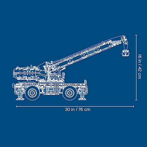 Конструктор LEGO Technic 42082: Подъёмный кран для пересечённой местности от LEGO