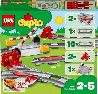 LEGO Duplo Eisenbahn Schienen 10882 Konstruktionsspielzeug 