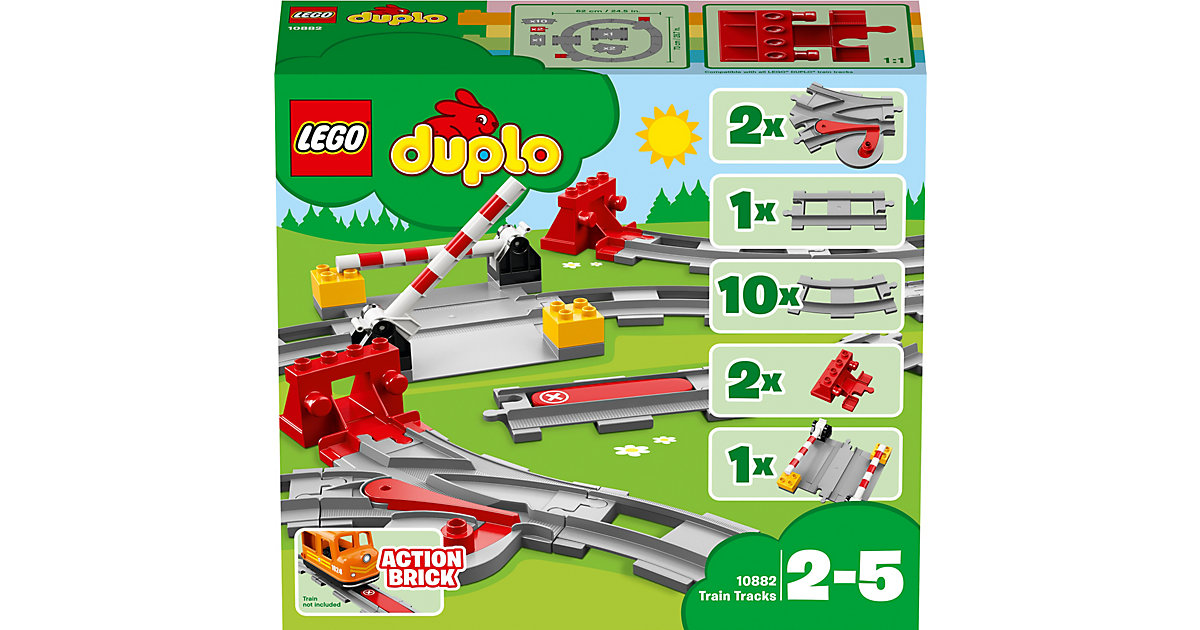 Spielzeug: Lego  DUPLO® 10882 Eisenbahn Schienen