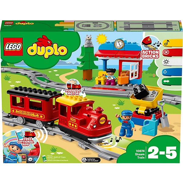 LEGO Duplo Dampfeisenbahn 10874 Spielzeugeisenbahn 