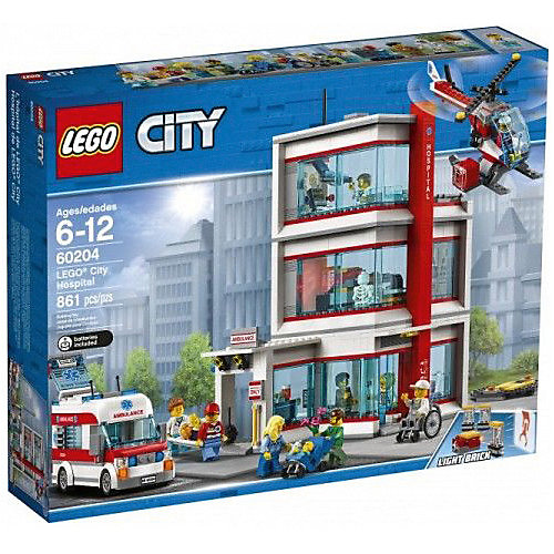 Конструктор LEGO City Town 60204: Городская больница от LEGO
