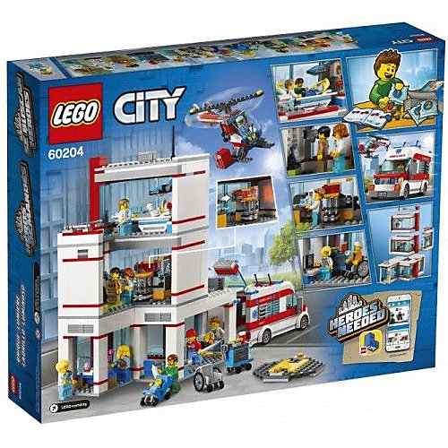 Конструктор LEGO City Town 60204: Городская больница от LEGO