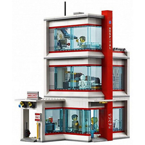 Конструктор LEGO City Town 60204: Городская больница от LEGO
