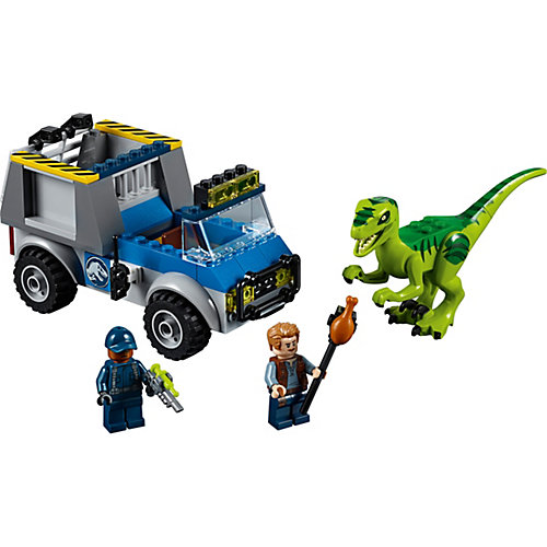 Конструктор LEGO Juniors 10757: Грузовик спасателей для перевозки раптора от LEGO