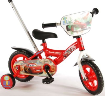 Kinderfahrrad Jungen 10 Zoll Rot, Disney Cars myToys