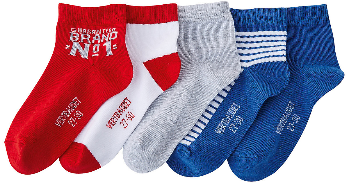 Vertbaudet · Füßlinge 5er-Pack Gr. 35-38 Jungen Kinder Vertbaudet · Füßlinge 5er-Pack Gr. 35-38 Jungen Kinder