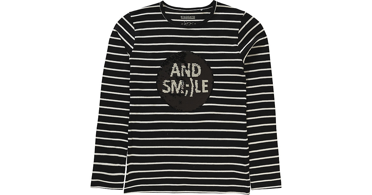 STACCATO · Langarmshirt mit Wendepailletten Gr. 176 Mädchen Kinder STACCATO · Langarmshirt mit Wendepailletten Gr. 176 Mädchen Kinder