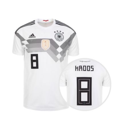 Kinder Trikot DFB WM 2018 KROOS wei Gr. 176