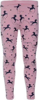 Leggings mit Glitzerprint , Einhorn rosa Gr. 92 Mdchen Kleinkinder
