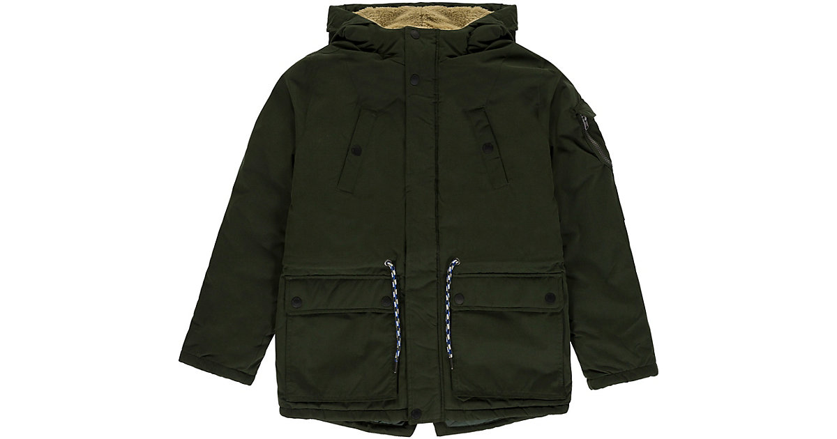TOM TAILOR · Winterparka mit Kunstfell-Futter und Kapuze Gr. 164 Jungen Kinder TOM TAILOR · Winterparka mit Kunstfell-Futter und Kapuze Gr. 164 Jungen Kinder