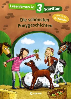 Buch - Lesenlernen in 3 Schritten: Die sch�nsten Ponygeschichten, 1. Klasse