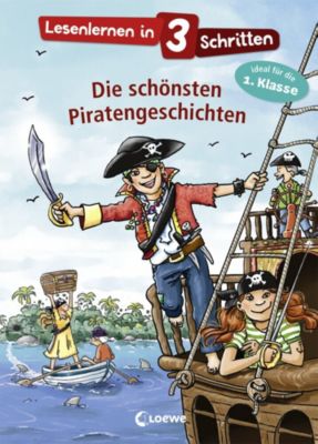 Buch - Lesenlernen in 3 Schritten: Die sch�nsten Piratengeschichten, 1. Klasse