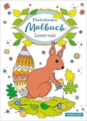 Buch - Fantastisches Malbuch: Zauberwald