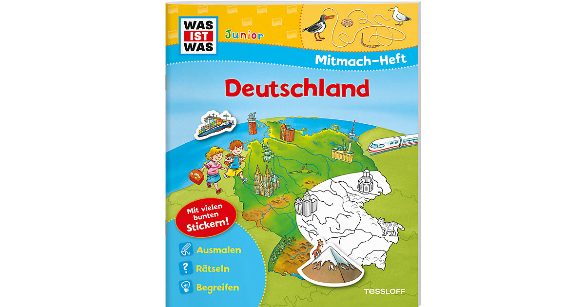 Buch - WAS IST WAS Junior: Deutschland, Mitmach-Heft
