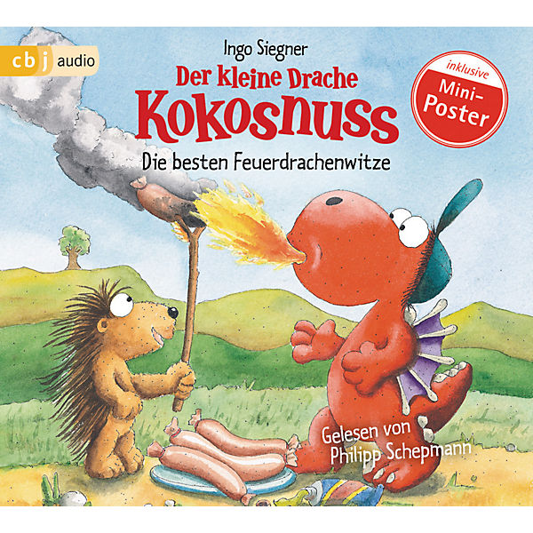 Der kleine Drache Kokosnuss: Die besten Feuerdrachenwitze, 1 Audio-CD