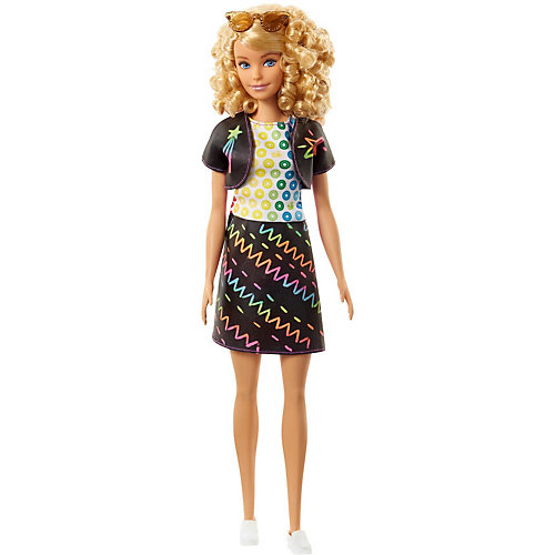 Игровой набор Barbie Crayola "Раскрась наряды" Радужный дизайн, с голубым манекеном от Mattel